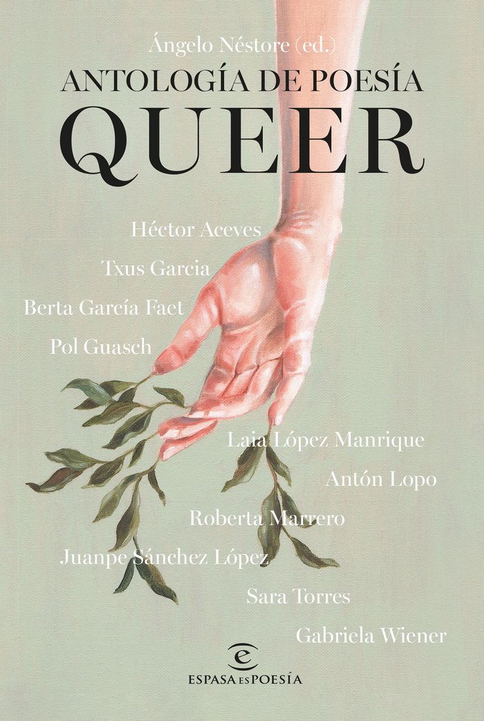 ANTOLOGIA DE POESIA QUEER, de HECTOR ACEVES | portada del libro