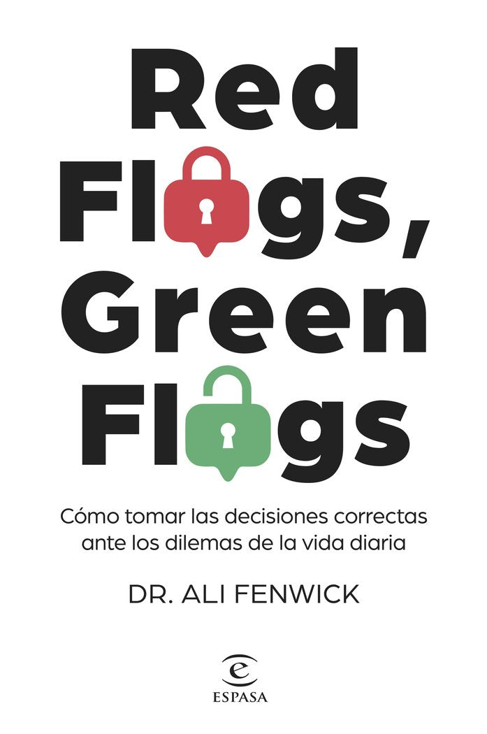 RED FLAGS, GREEN FLAGS, de DR ALI FENWICK | portada del libro