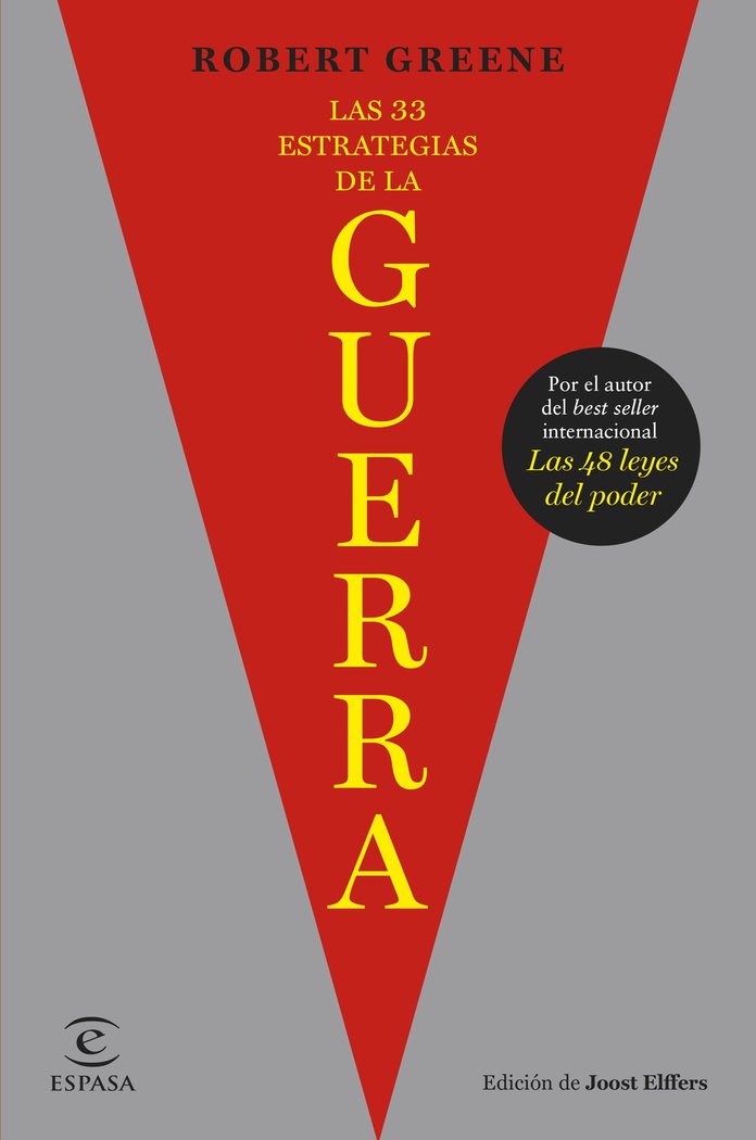LAS 33 ESTRATEGIAS DE LA GUERRA, de ROBERT GREENE | portada del libro