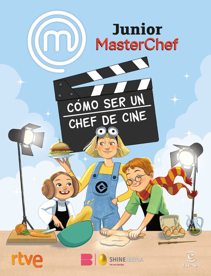 MASTERCHEF JUNIOR. COMO SER UN CHEF DE CINE, de SHINE | portada del libro