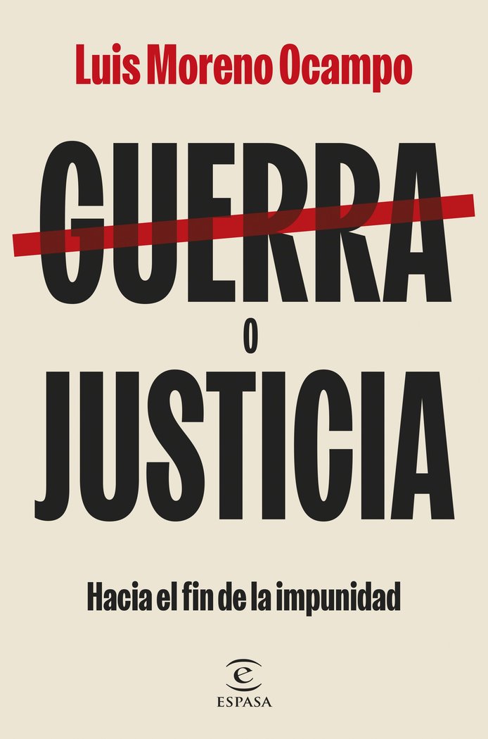 GUERRA O JUSTICIA, de OCAMPO, LUIS MORENO | portada del libro