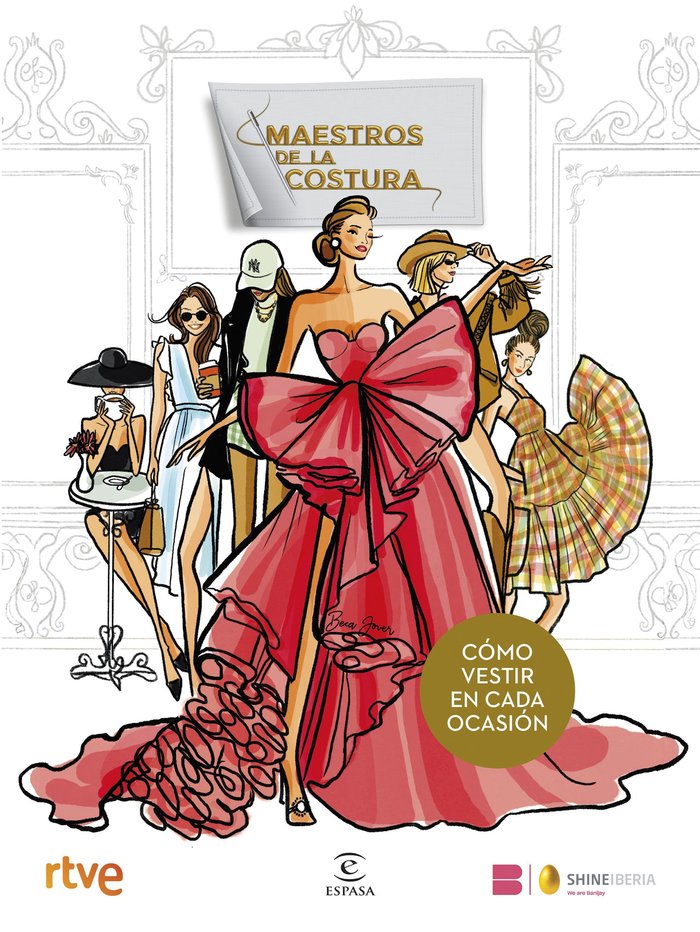 MAESTROS DE LA COSTURA. COMO VESTIR EN CADA OCASION, de SHINE | portada del libro