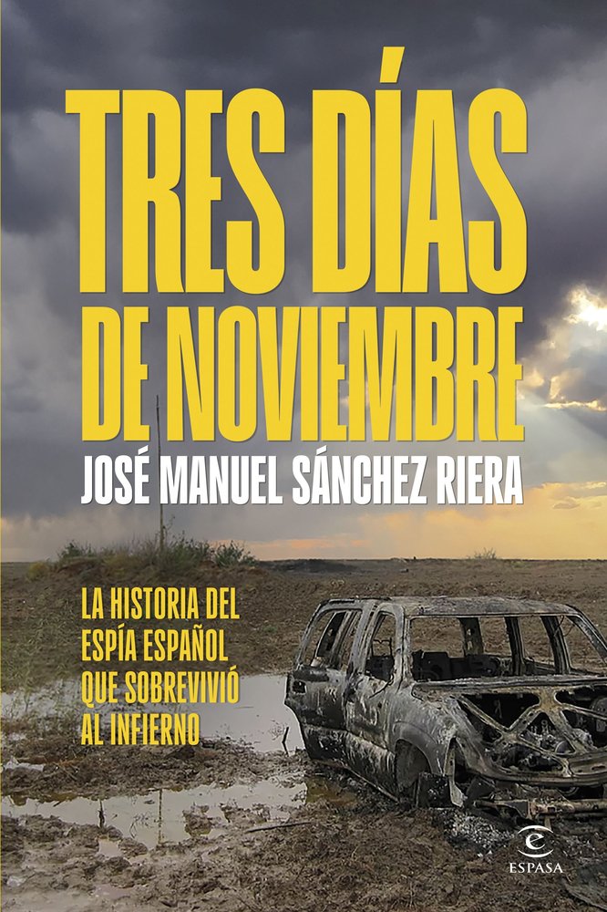 TRES DIAS DE NOVIEMBRE, de JOSE MANUEL SANCHEZ RIERA | portada del libro