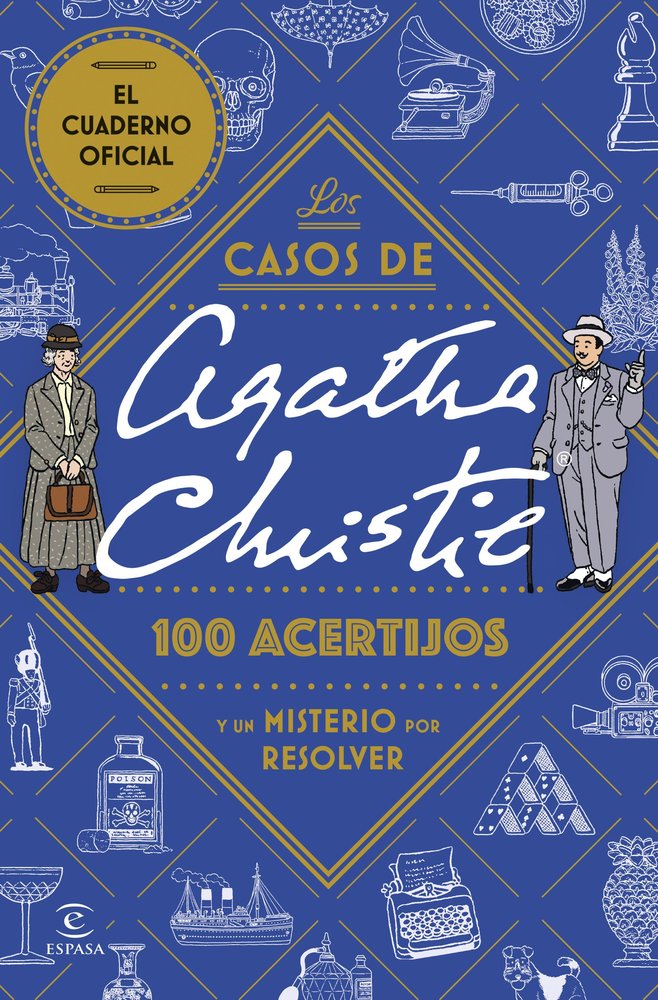 LOS CASOS DE AGATHA CHRISTIE 100 ACERTIJOS Y UN MISTERIO POR | portada del libro