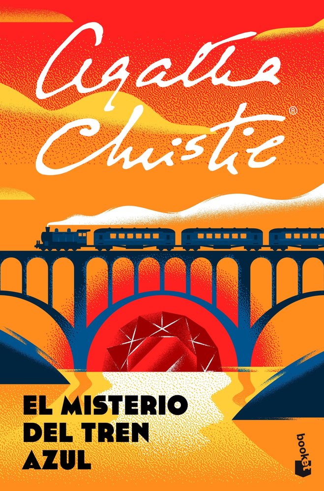 EL MISTERIO DEL TREN AZUL, de AGATHA CHRISTIE | portada del libro