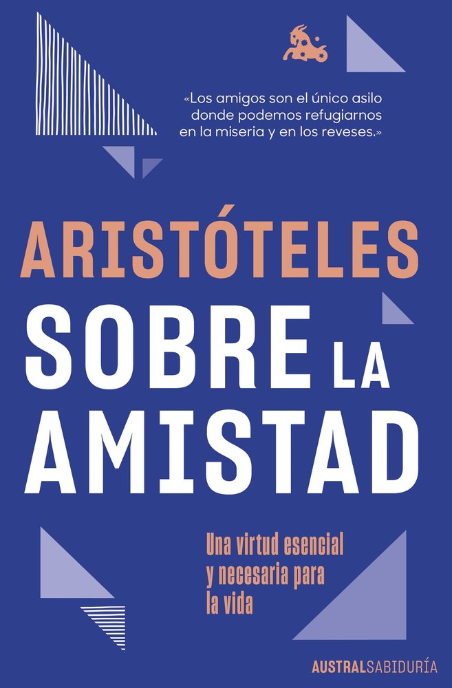 SOBRE LA AMISTAD, de ARISTOTELES | portada del libro