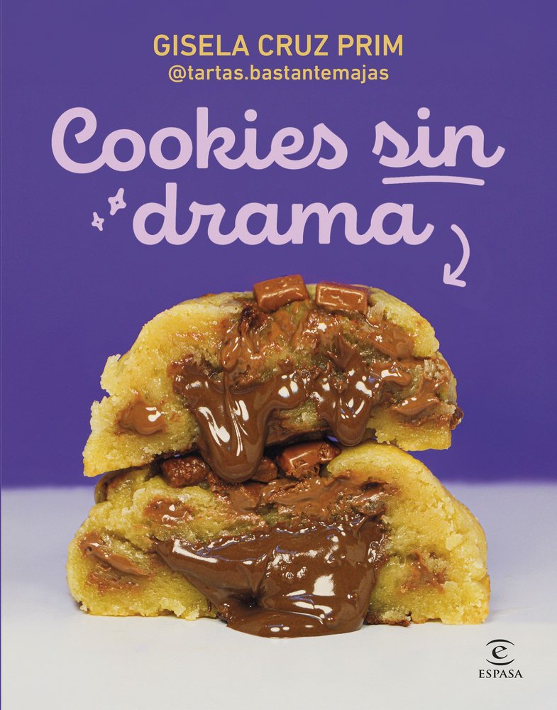 COOKIES SIN DRAMA, de GISELA CRUZ PRIM @TARTAS.BASTANTEMAJAS | portada del libro