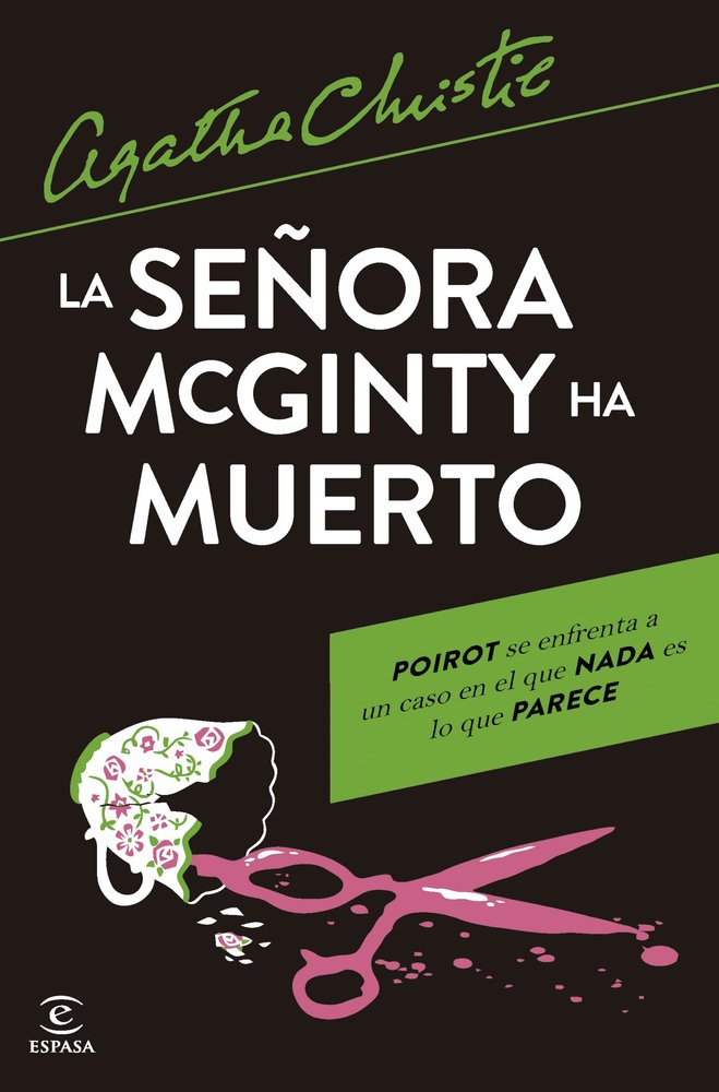LA SEÑORA MCGINTY HA MUERTO, de AGATHA CHRISTIE | portada del libro