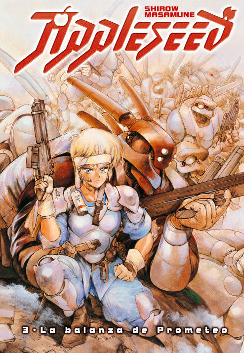 APPLESEED Nº 03/04 LA BALANZA DE PROMETEO, de MASAMUNE | portada del libro