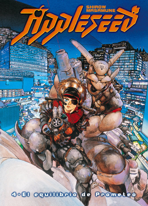 APPLESEED Nº 04/04 EL EQUILIBRIO DE PROMETEO, de MASAMUNE | portada del libro
