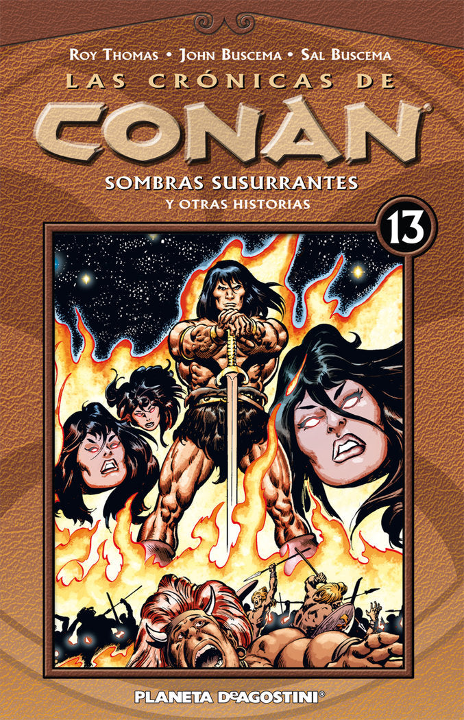 Las crónicas de Conan nº 13/34, de Buscema | portada del libro