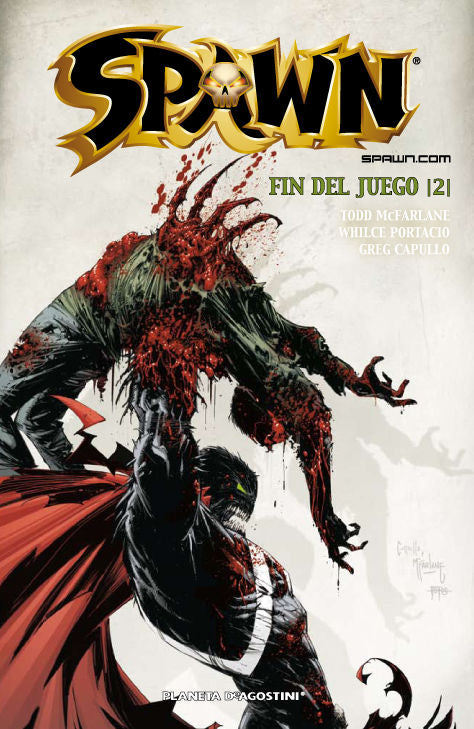 SPAWN: FIN DEL JUEGO Nº02/02, de T. MCFARLANE#G. CAPULLO | portada del libro