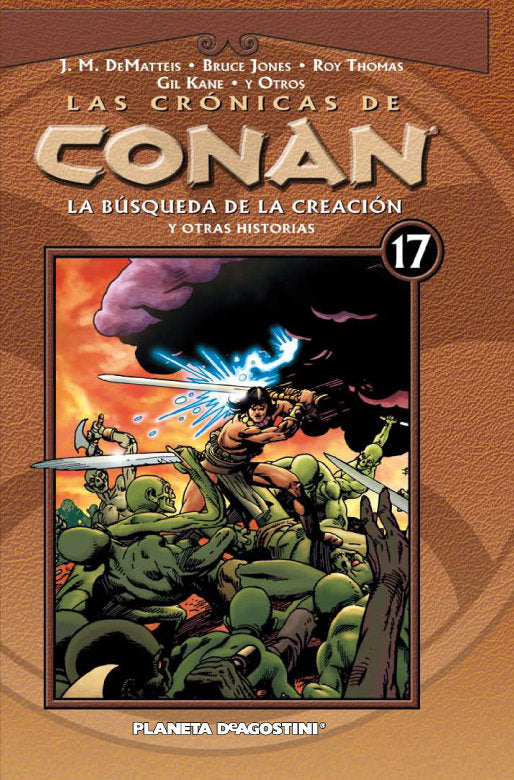 Las crónicas de Conan nº 17/34, de Buscema | portada del libro