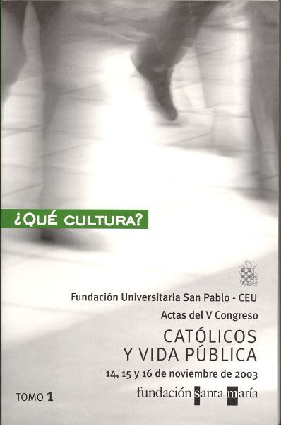 CATOLICOS Y VIDA PUBLICA V CONGRESO, de FUNDACION SM | portada del libro