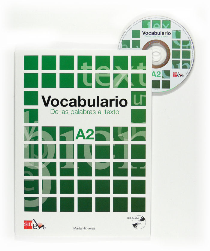 Vocabulario A2. De las palabras al texto, de Higueras, Marta | portada del libro