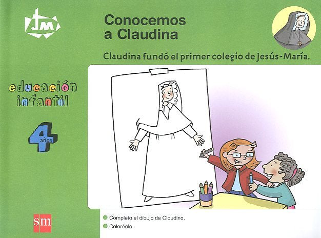 Conocemos a Claudina. 4 años. Congregación de Jesús-María, de Abaigar, Gloria | portada del libro