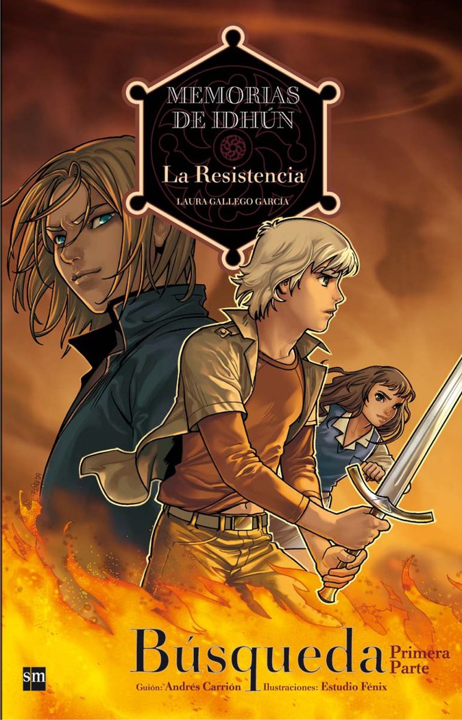 Memorias de Idhún: La Resistencia. Búsqueda [1ª Parte]. Cómic, de Gallego García, Laura | portada del libro