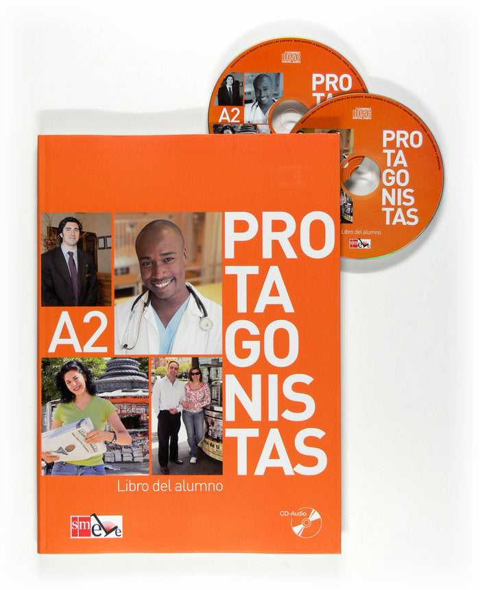 Protagonistas A2. Libro del alumno + CD [Internacional], de Melero, Pilar | portada del libro