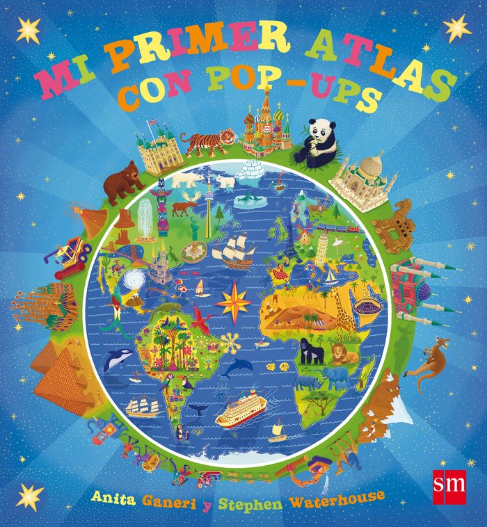 Mi primer atlas con pop-ups, de Ganeri, Anita | portada del libro