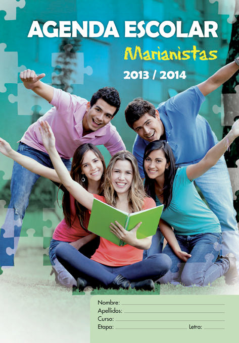 Marianistas. Agenda escolar 2013-2014. Secundaria, de EQUIPO DE AUTORES DE LA FAMILIA MARIANIS | portada del libro