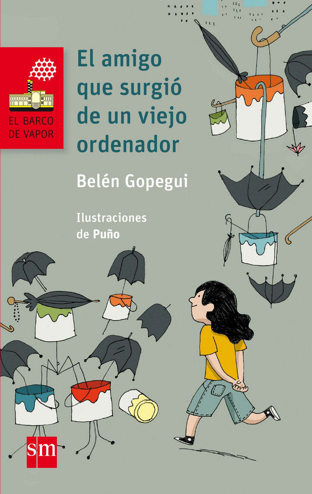 El amigo que surgió de un viejo ordenador, de Gopegui, Belén | portada del libro
