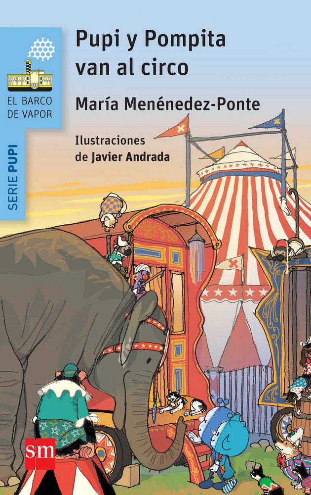 Pupi y Pompita en el circo, de Menéndez-Ponte, María | portada del libro