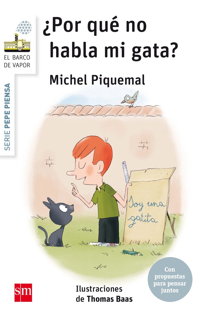 Pepe piensa... ¿Por qué no habla mi gata?, de Piquemal, Michel | portada del libro