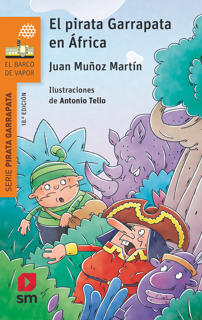 El pirata Garrapata en África, de Muñoz Martín, Juan | portada del libro