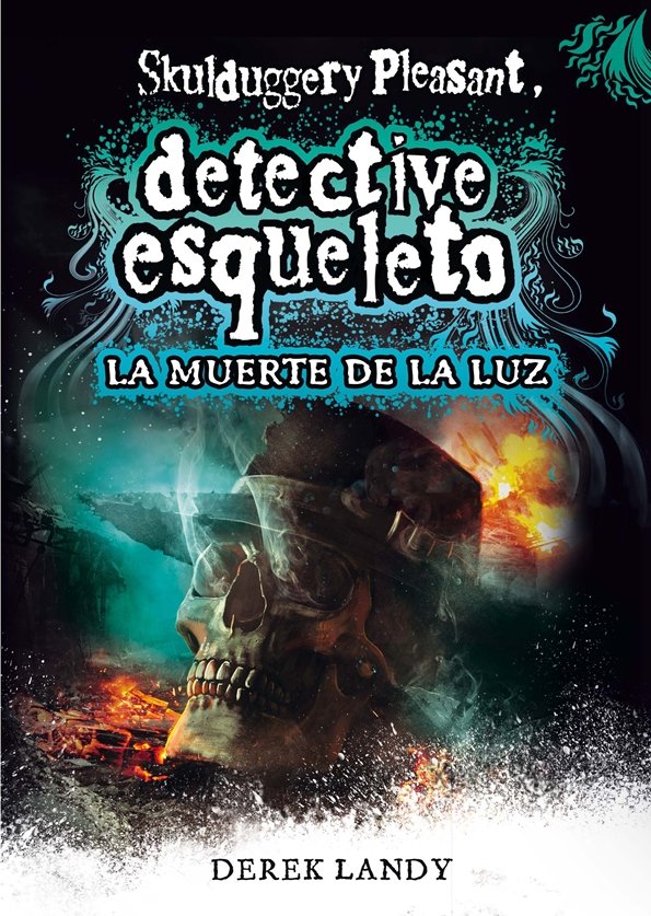 Detective esqueleto: La muerte de la luz, de Landy, Derek | portada del libro