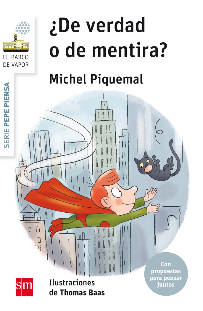 Pepe piensa... ¿de verdad o de mentira?, de Piquemal, Michel | portada del libro