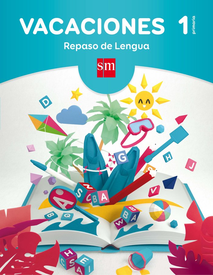 Vacaciones: repaso de Lengua. 1 Educación Primaria, de Equipo Pedagógico Ediciones SM, | portada del libro