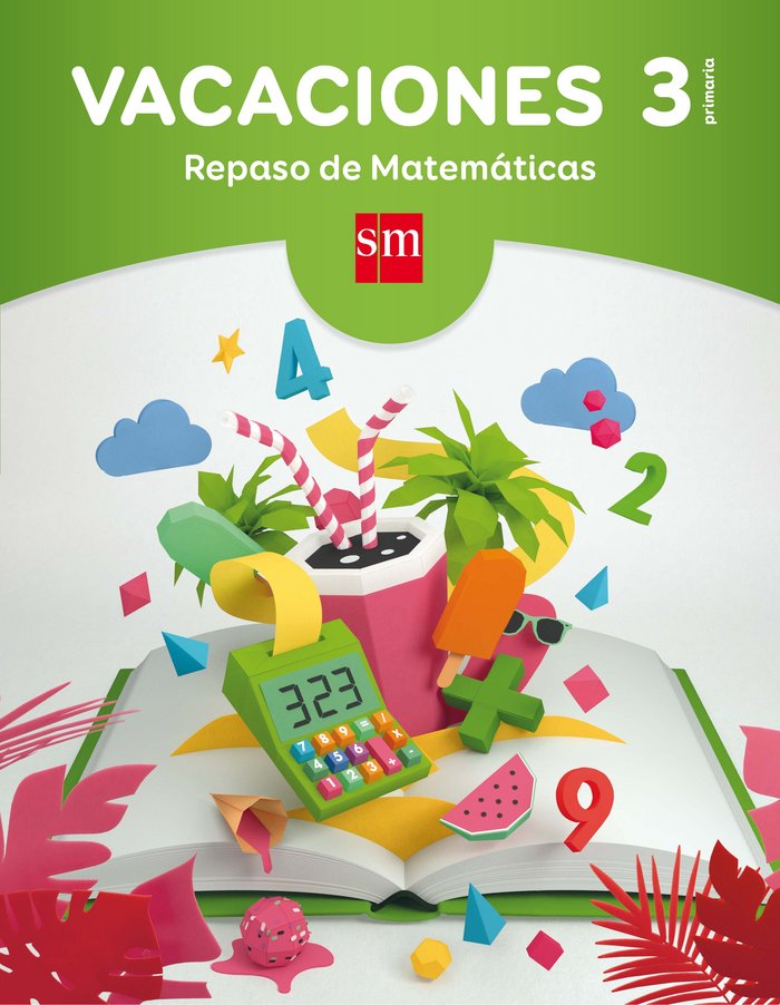 Vacaciones: repaso de Matemáticas. 3 Educación Primaria, de Navarro Simón, Ángels | portada del libro