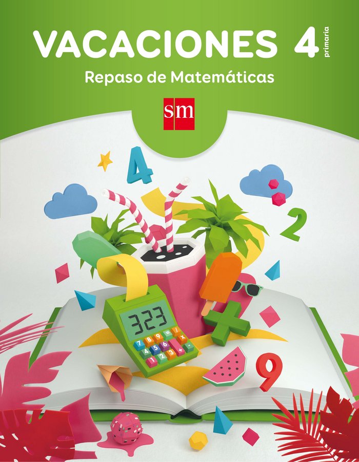 Vacaciones: repaso de Matemáticas. 4 Educación Primaria, de Navarro Simón, Ángels | portada del libro