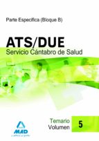 Ats/due del servicio cántabro de salud. Temario volumen v, de Varios autores | portada del libro
