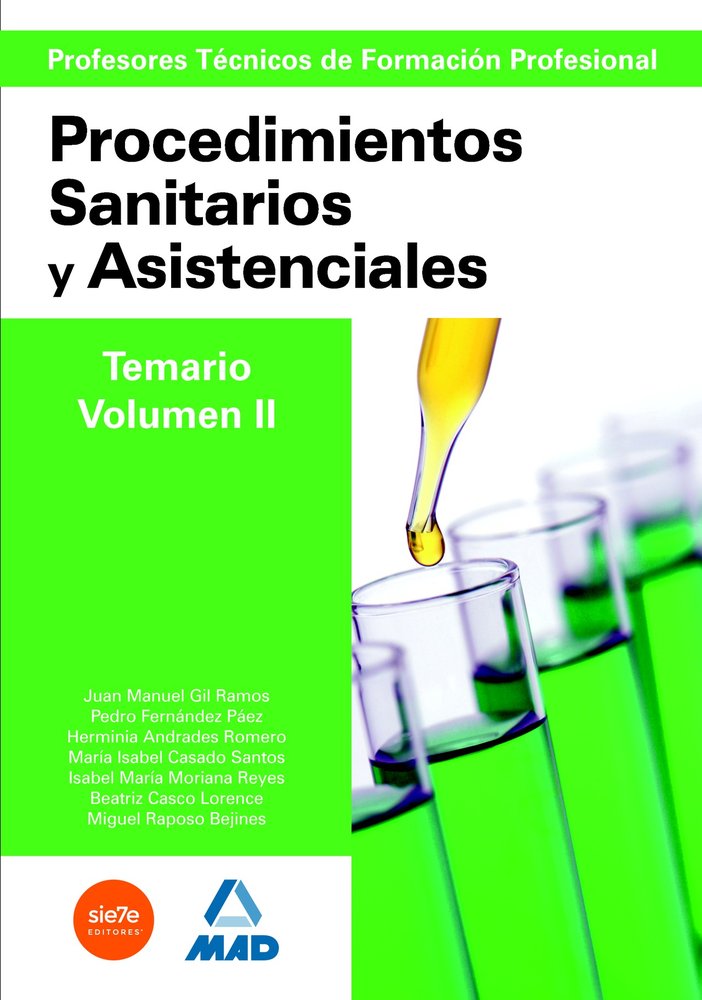 Cuerpo de profesores técnicos de formación profesional. Procedimientos sanitarios y asistenciales.Vo, de Gil Ramos, Juan Manu