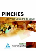 Pinches del servicio cantabro de salud. Test del temario específico, de Varios autores | portada del libro