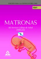 Matronas del servicio gallego de salud (sergas). Test parte específica., de Varios autores | portada del libro
