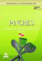 Pinches del servicio de salud de castilla y león (sacyl). Temario vol i, de Varios autores | portada del libro