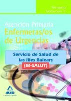 Enfermeros de urgencias de atención primaria del ib-salut. Temario volumen ii., de Varios autores | portada del libro