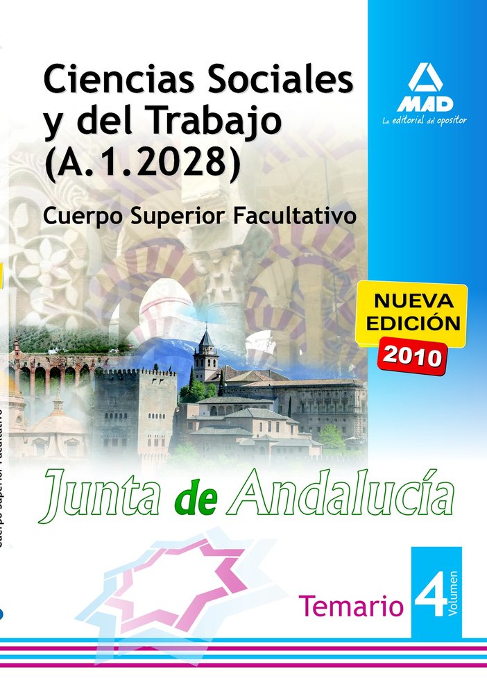 Ciencias sociales y del trabajo de la junta de andalucía. Cuerpo superior facultativo.Temario parte, de Arroyal Calero | port