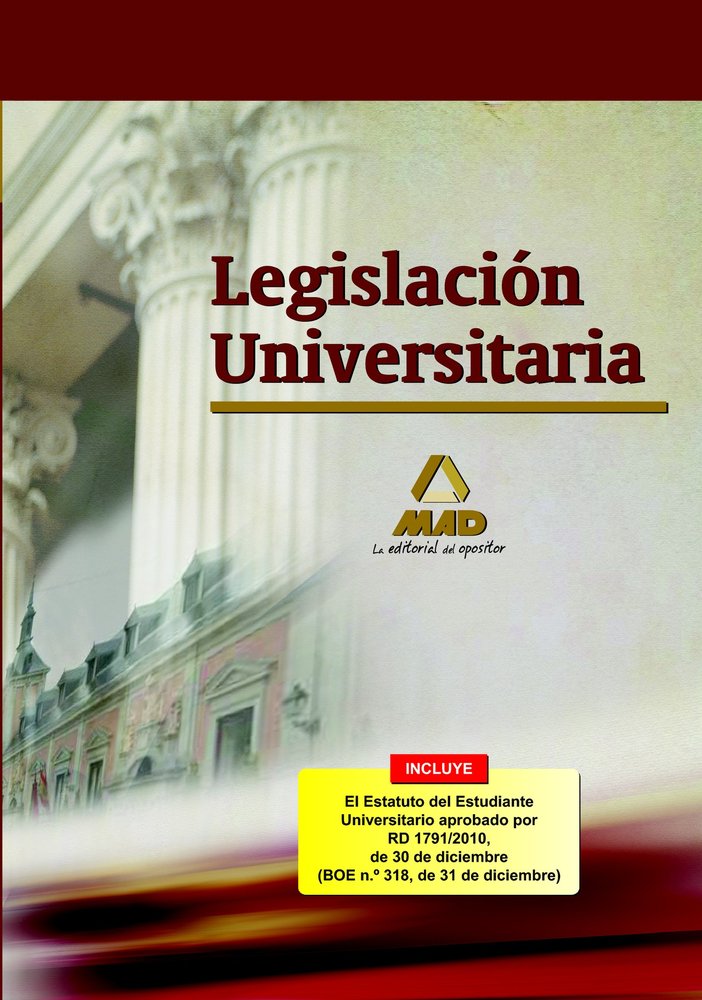 Legislación universitaria, de Calvo Prieto | portada del libro