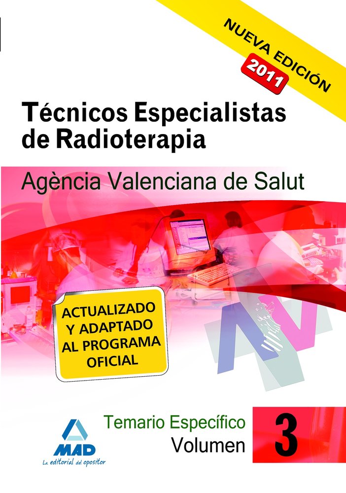 TECNICOS ESPECIALISTAS DE RADIOTERAPIA, AGENCIA VALENCIANA D, de GIL RAMOS | portada del libro
