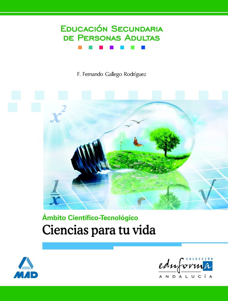 Ambito cient¡fico-tecnológico, Educación Secundaria de personas adultas, Andaluc¡a, de GALLEGO RODRIGUEZ | portada del libro
