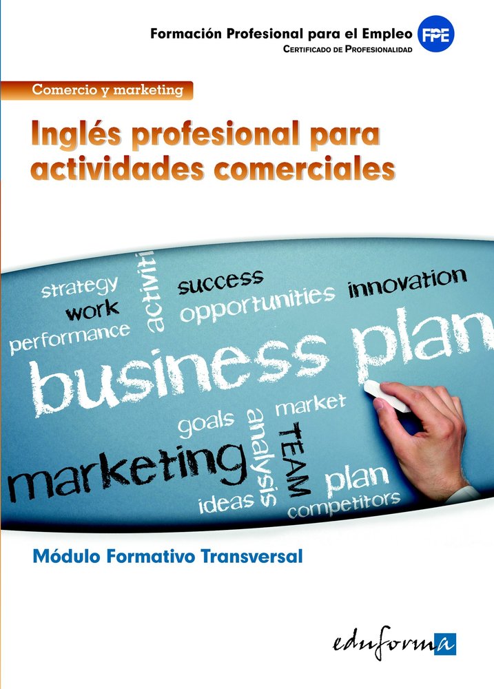 Inglés profesional para actividades comerciales, de PUBLICACIONES VERTICE S.L. | portada del libro