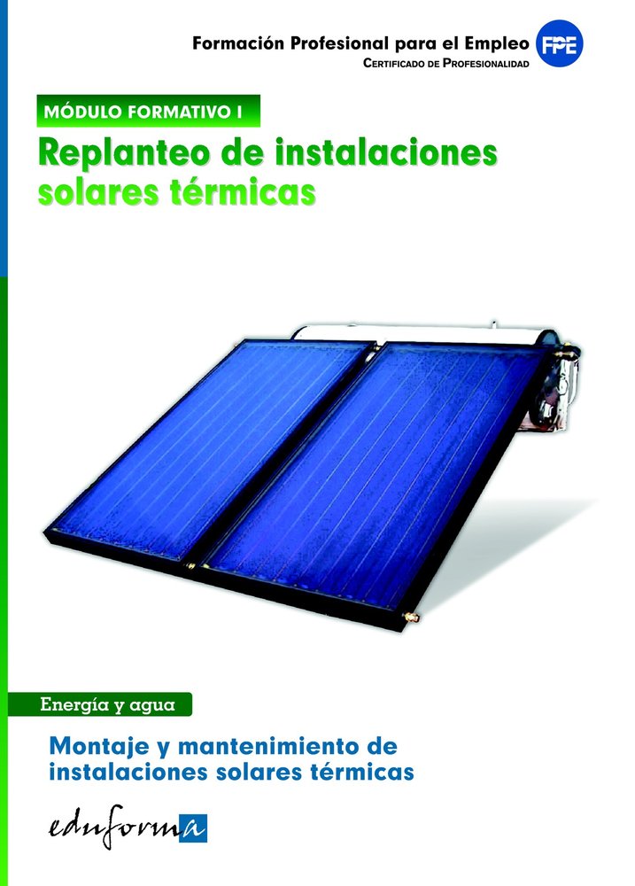 REPLANTEO DE INSTALACIONES SOLARES TERMICAS, de AA.VV. | portada del libro