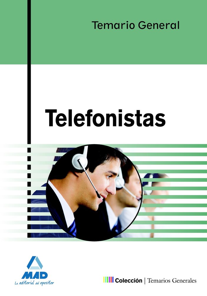 Telefonistas. Temario general, de VV AA | portada del libro