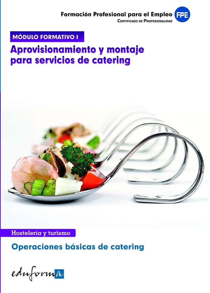 Aprovisionamiento y montaje para servicios de catering, de VV.AA. | portada del libro