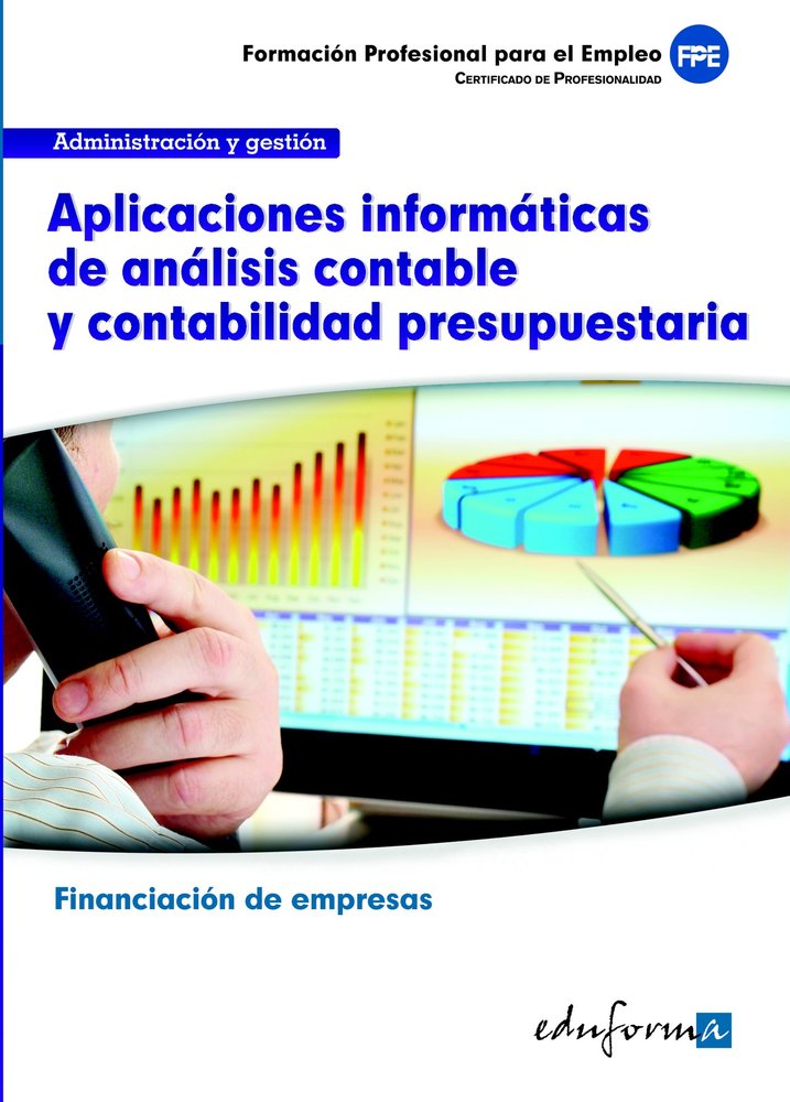 Aplicaciones informáticas de análisis contable y presupuestos | portada del libro