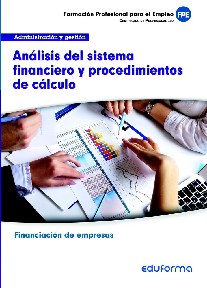Análisis del sistema financiero y procedimientos de cálculo. Familia profesional | portada del libro