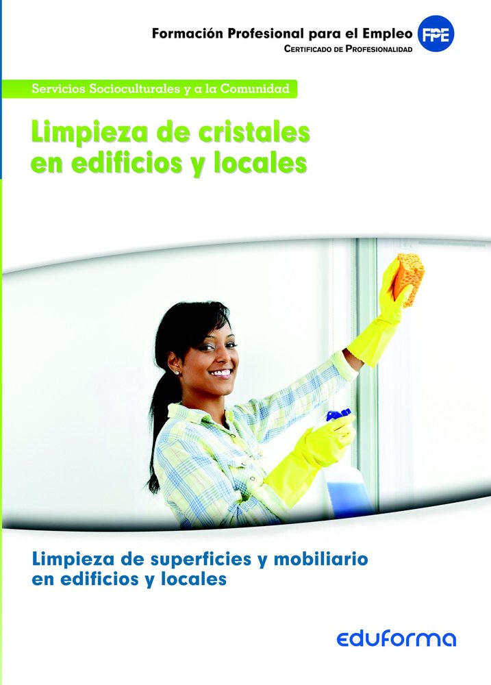MF1087 LIMPIEZA DE CRISTALES EN EDIFICIOS Y LOCALES. CERTIFICADO, de DE PABLO RODRIGUEZ | portada del libro